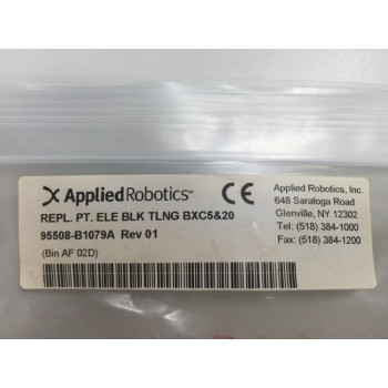 Applied Robotics 95508-B1079A REPL.PT.ELE BLK TLNG BXC5&20